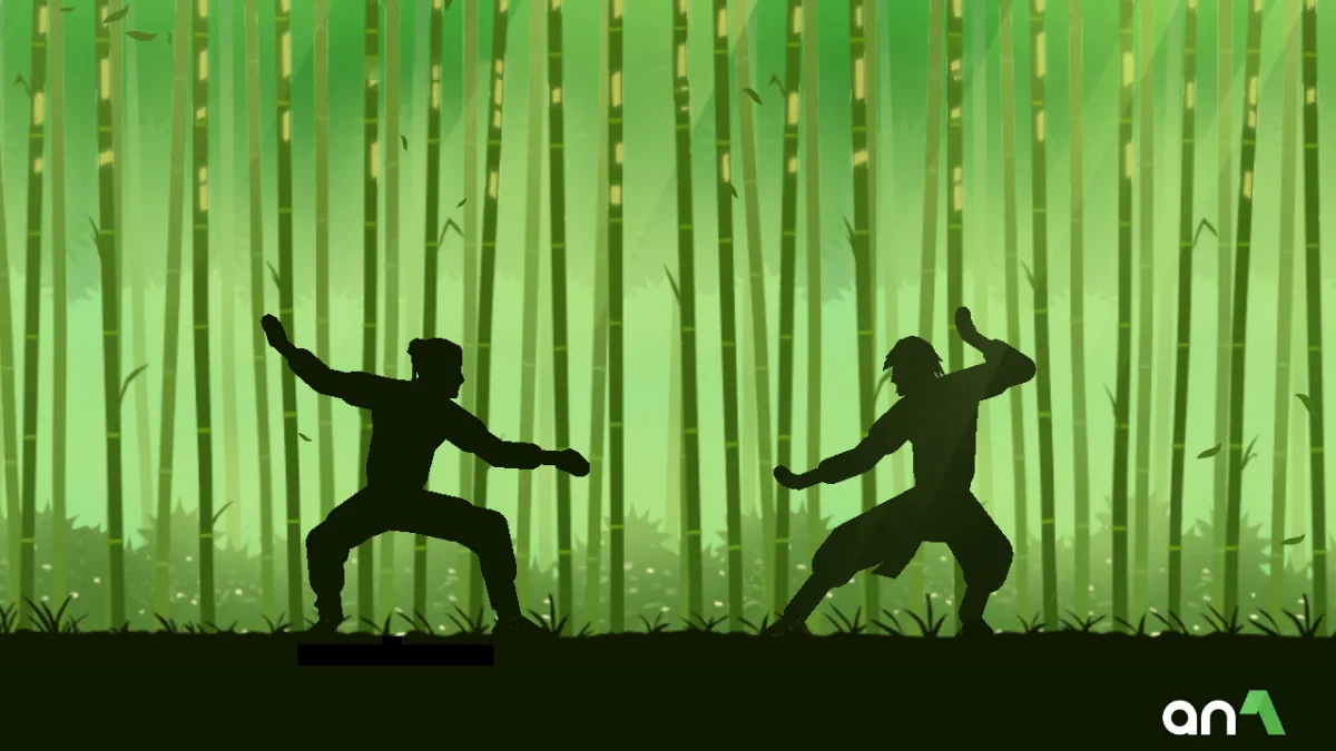 Captura de pantalla de la jugabilidad de Shadow Fight 2 Special Edition 1
