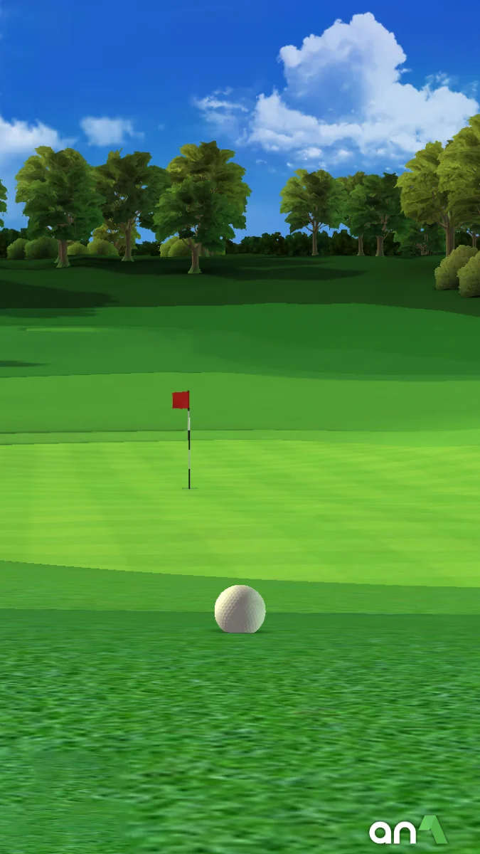 Screenshot dalam game Golf Clash 1