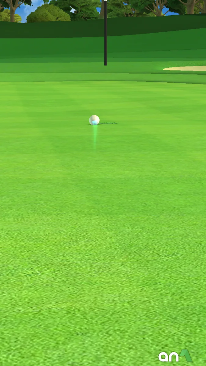 Screenshot dalam game Golf Clash 4