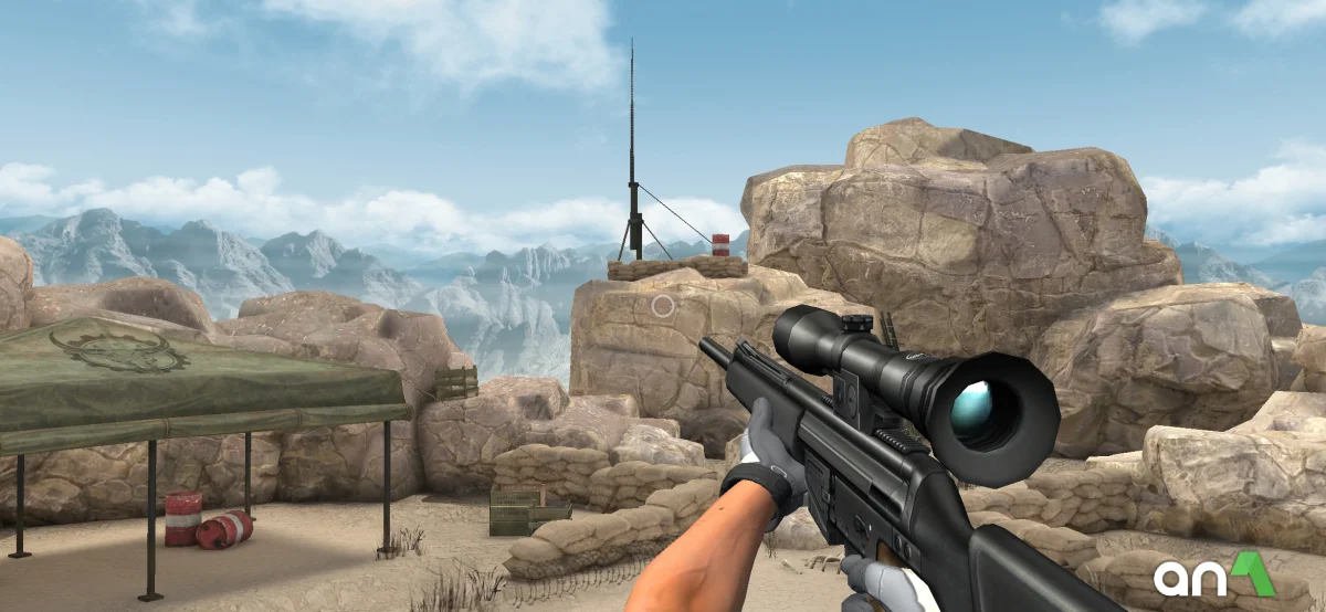 Captura de pantalla 1 de Sniper Arena: PvP Army Shooter