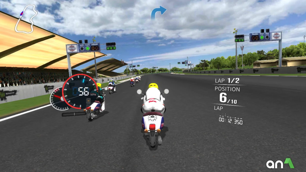 Captura de pantalla de Real Moto 3
